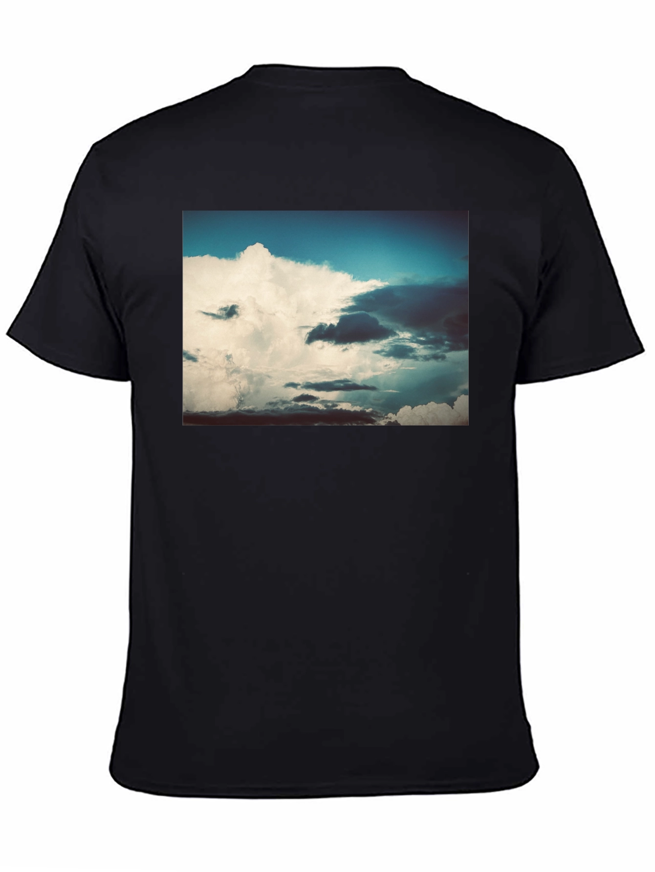 Cloudscape Graphic Black T-Shirt