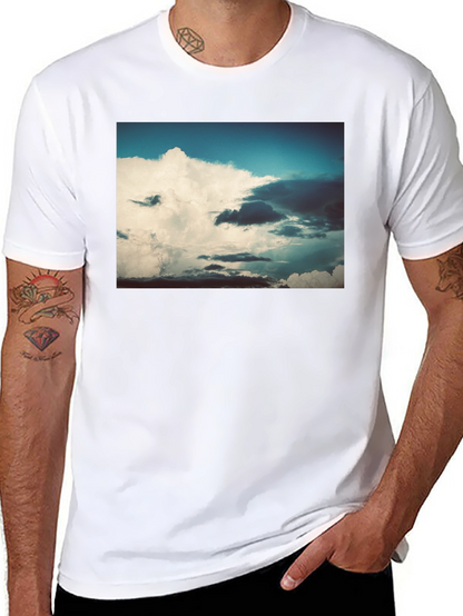 Cloudscape Graphic Black T-Shirt