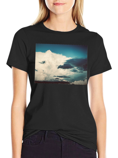 Cloudscape Graphic Black T-Shirt