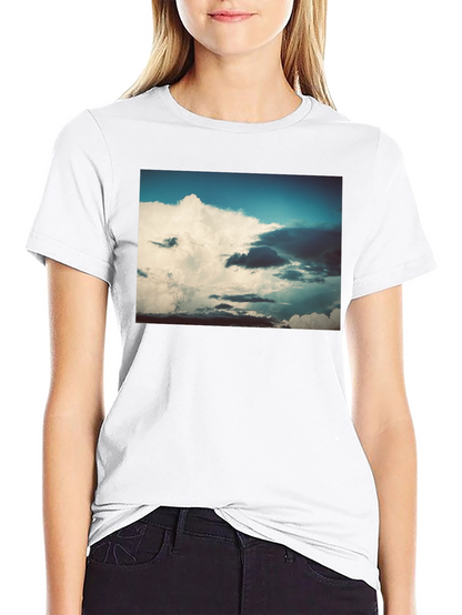 Cloudscape Graphic Black T-Shirt