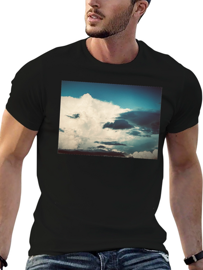 Cloudscape Graphic Black T-Shirt