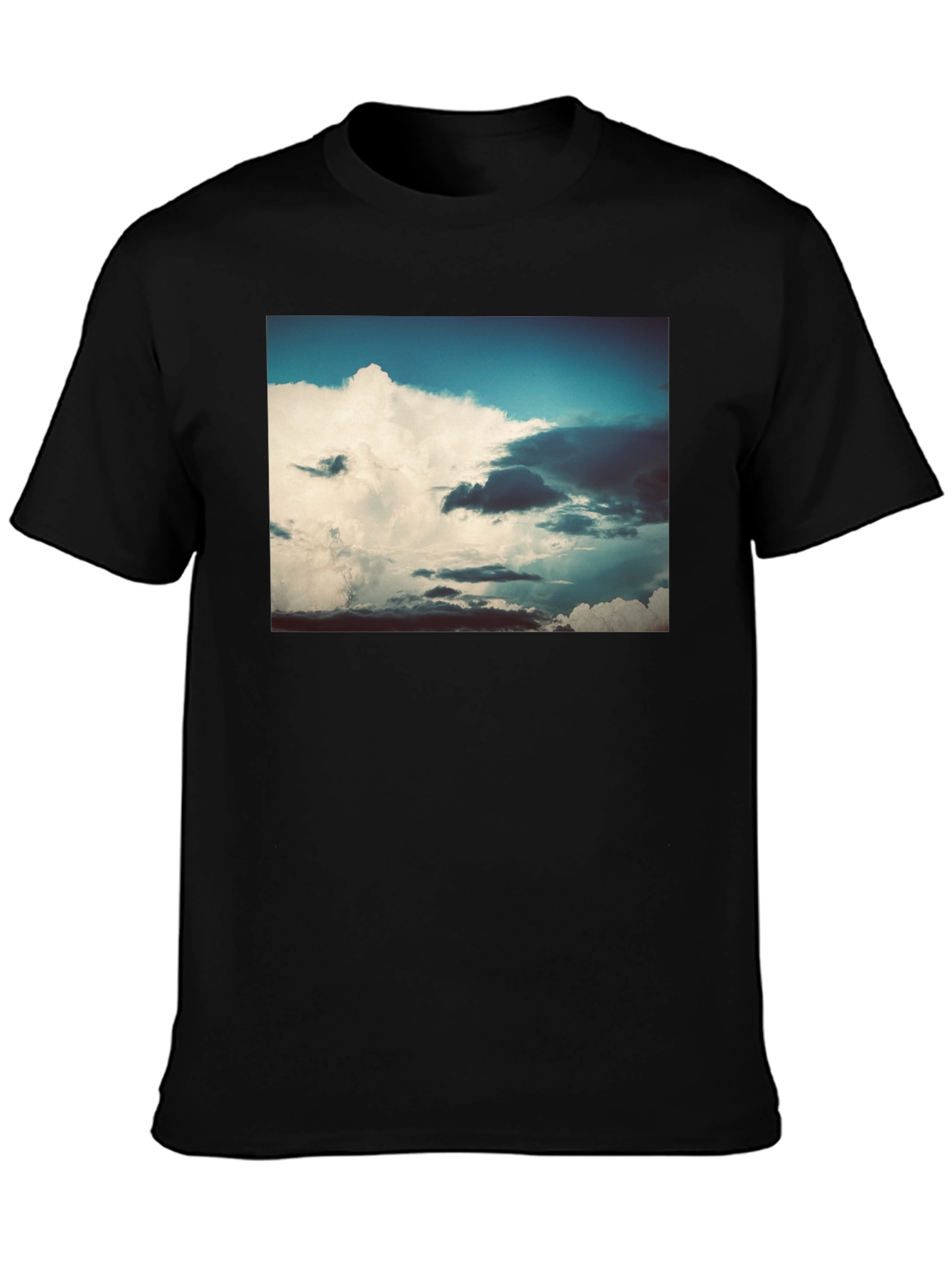 Cloudscape Graphic Black T-Shirt