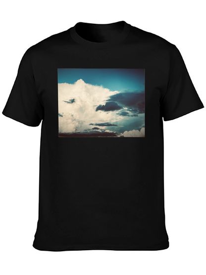 Cloudscape Graphic Black T-Shirt
