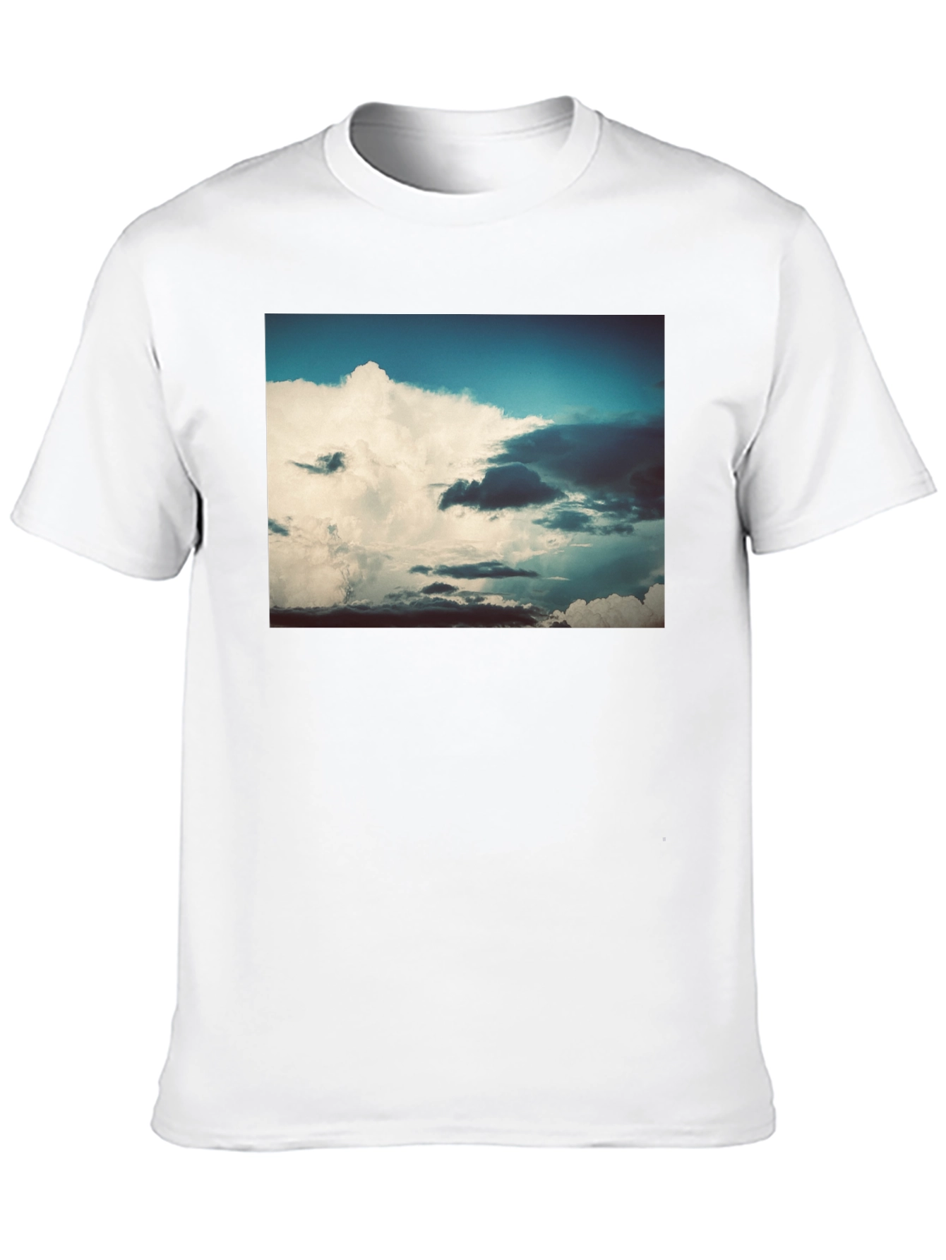 Cloudscape Graphic Black T-Shirt