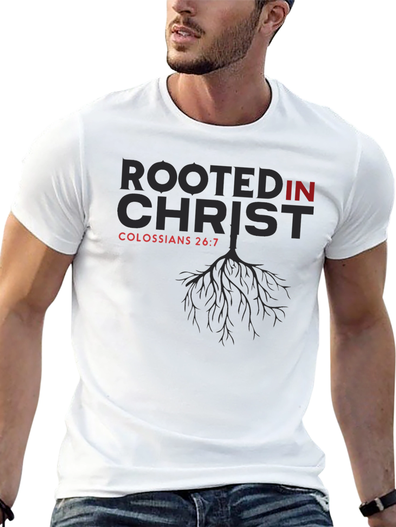Rooted in Christ Tee - Colossians 2:6-7