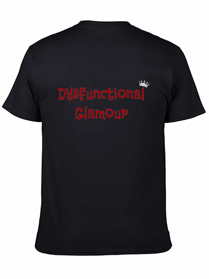 Dysfunctional Glamour Black Graphic Tee