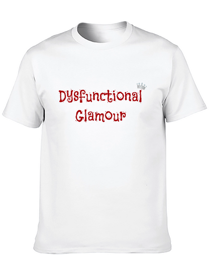 Dysfunctional Glamour Black Graphic Tee