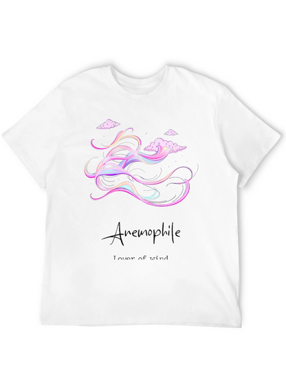 Anemophile T-Shirt: Dreamy Wind Design Soft Cotton