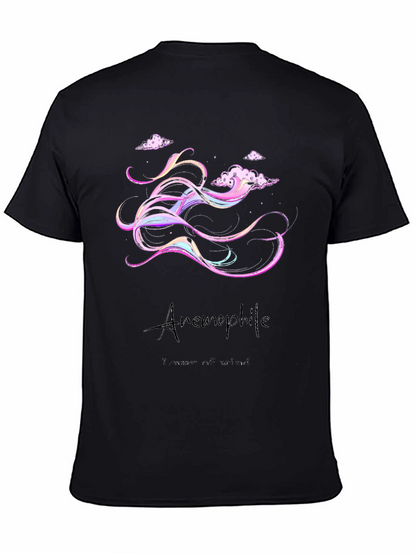 Anemophile T-Shirt: Dreamy Wind Design Soft Cotton
