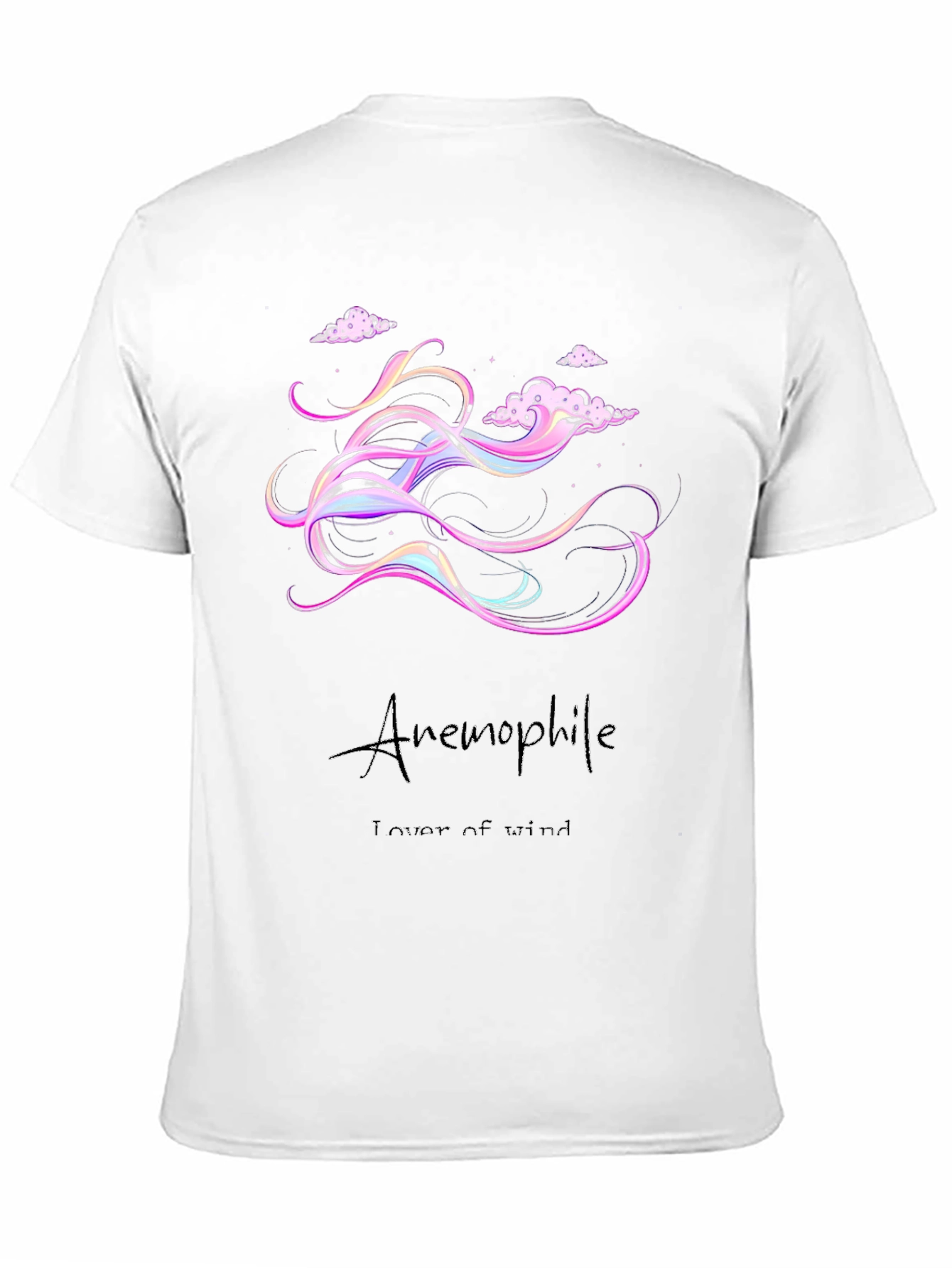 Anemophile T-Shirt: Dreamy Wind Design Soft Cotton