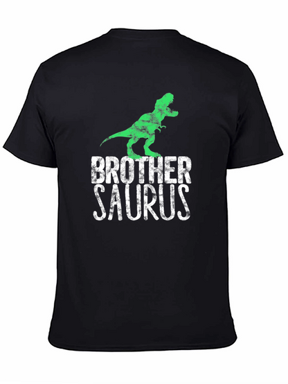 Brother Saurus T-Rex Graphic Tee - Black