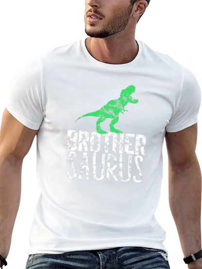 Brother Saurus T-Rex Graphic Tee - Black