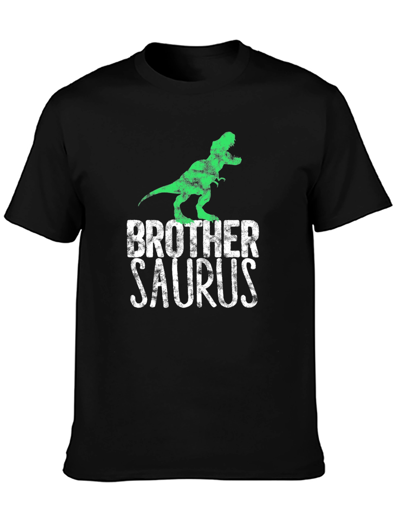 Brother Saurus T-Rex Graphic Tee - Black