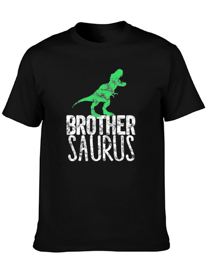 Brother Saurus T-Rex Graphic Tee - Black