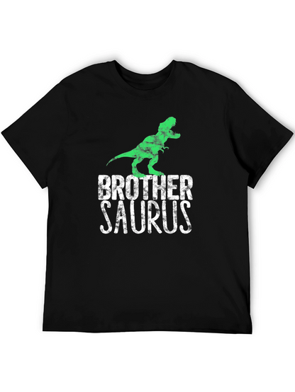 Brother Saurus T-Rex Graphic Tee - Black