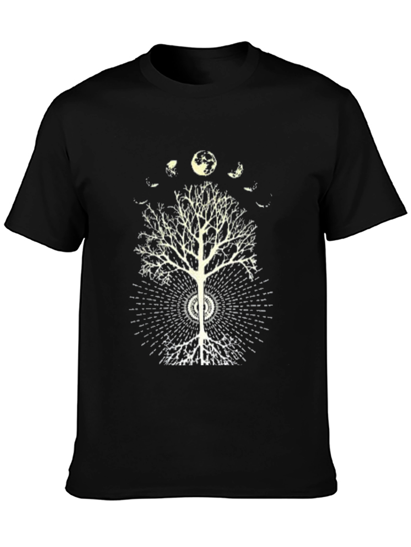 Moon Phase Tree Graphic Tee