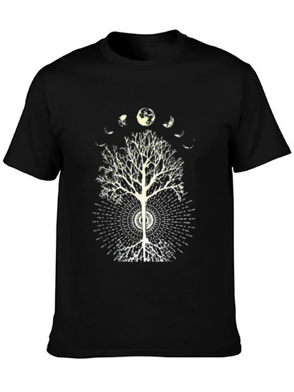 Moon Phase Tree Graphic Tee