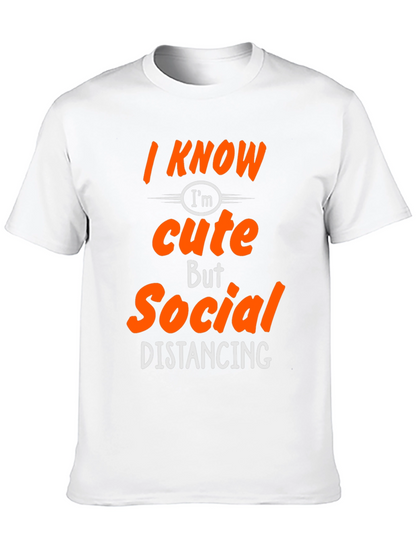 Funny Social Distancing Graphic Tee Shirt