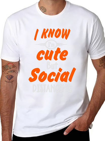 Funny Social Distancing Graphic Tee Shirt