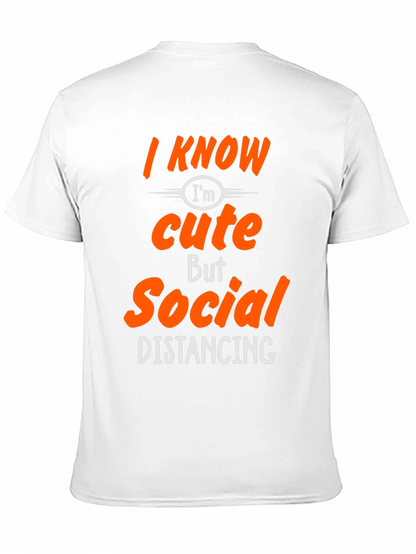 Funny Social Distancing Graphic Tee Shirt