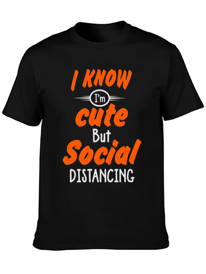 Funny Social Distancing Graphic Tee Shirt