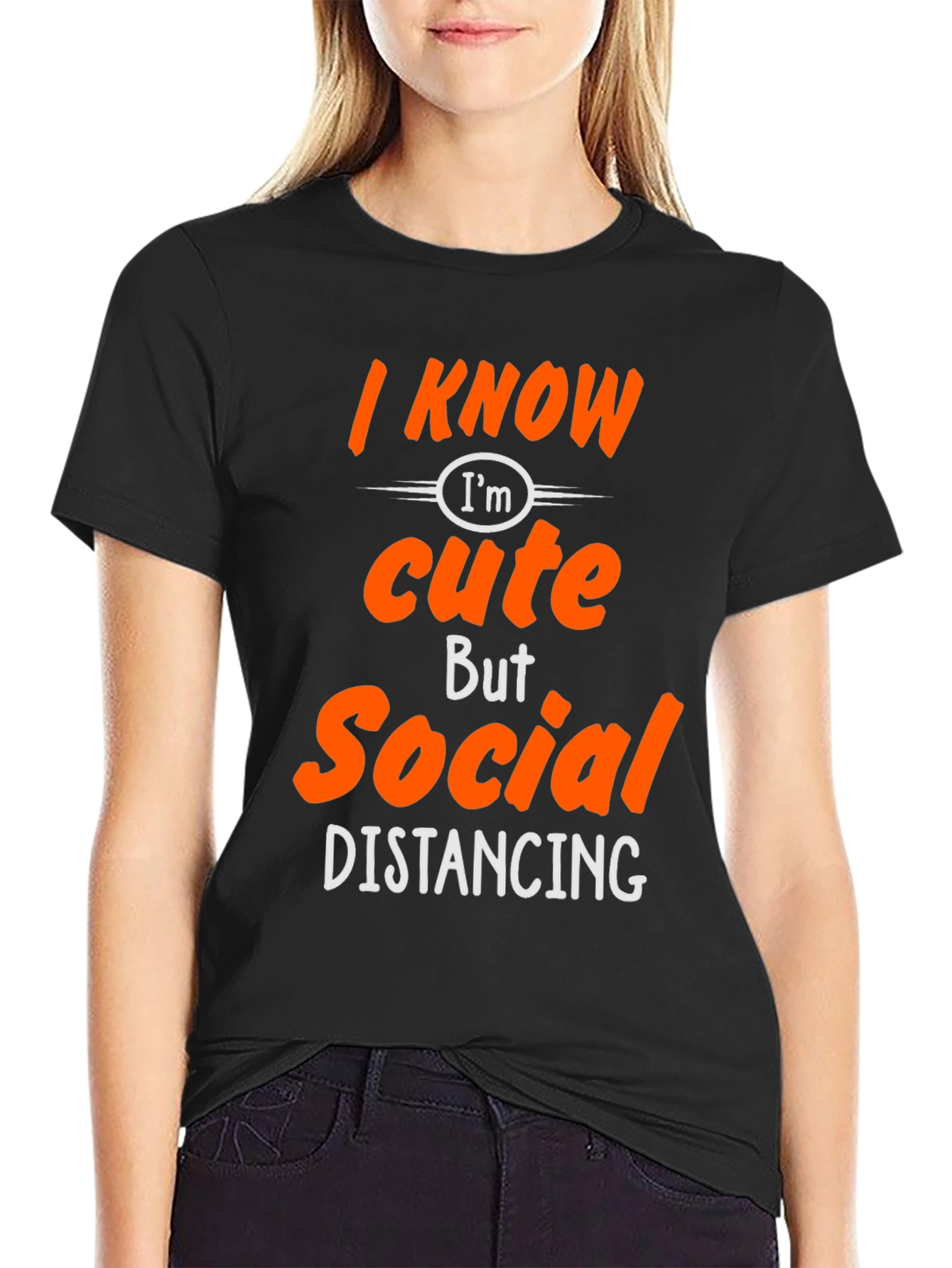 Funny Social Distancing Graphic Tee Shirt