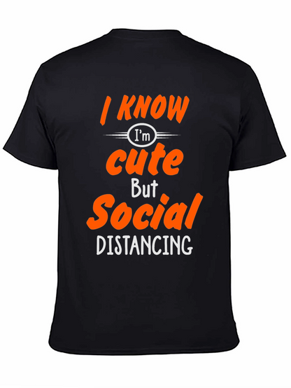 Funny Social Distancing Graphic Tee Shirt