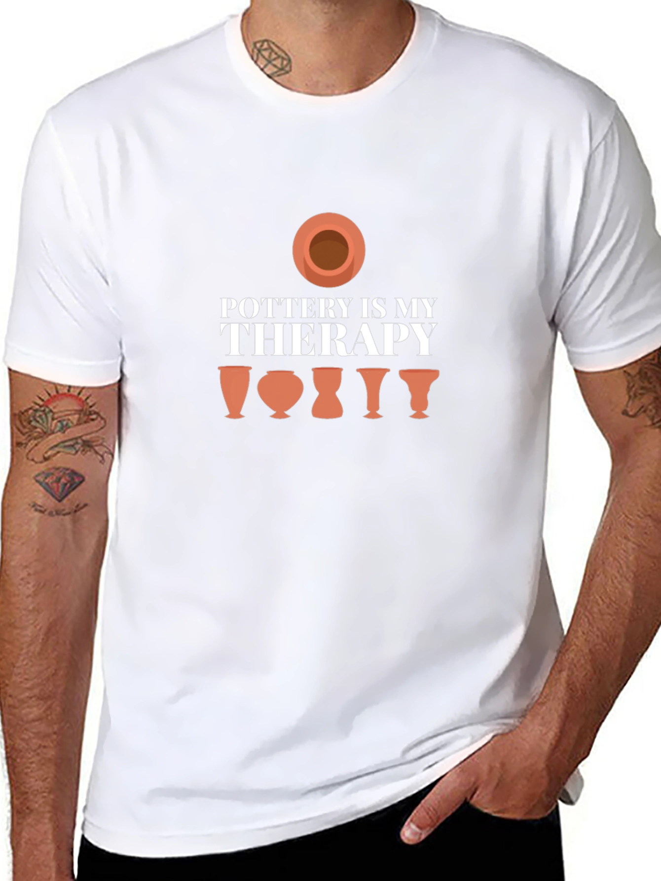 Pottery is My Therapy Graphic T-Shirt