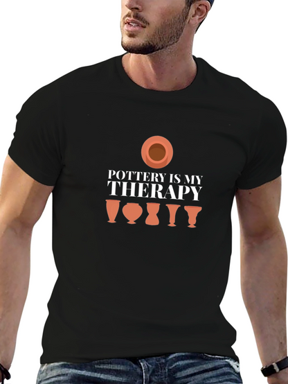 Pottery is My Therapy Graphic T-Shirt