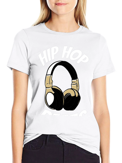 Hip Hop Beats T-Shirt - Black Graphic Tee