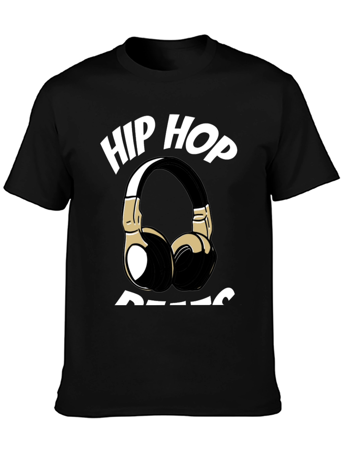 Hip Hop Beats T-Shirt - Black Graphic Tee