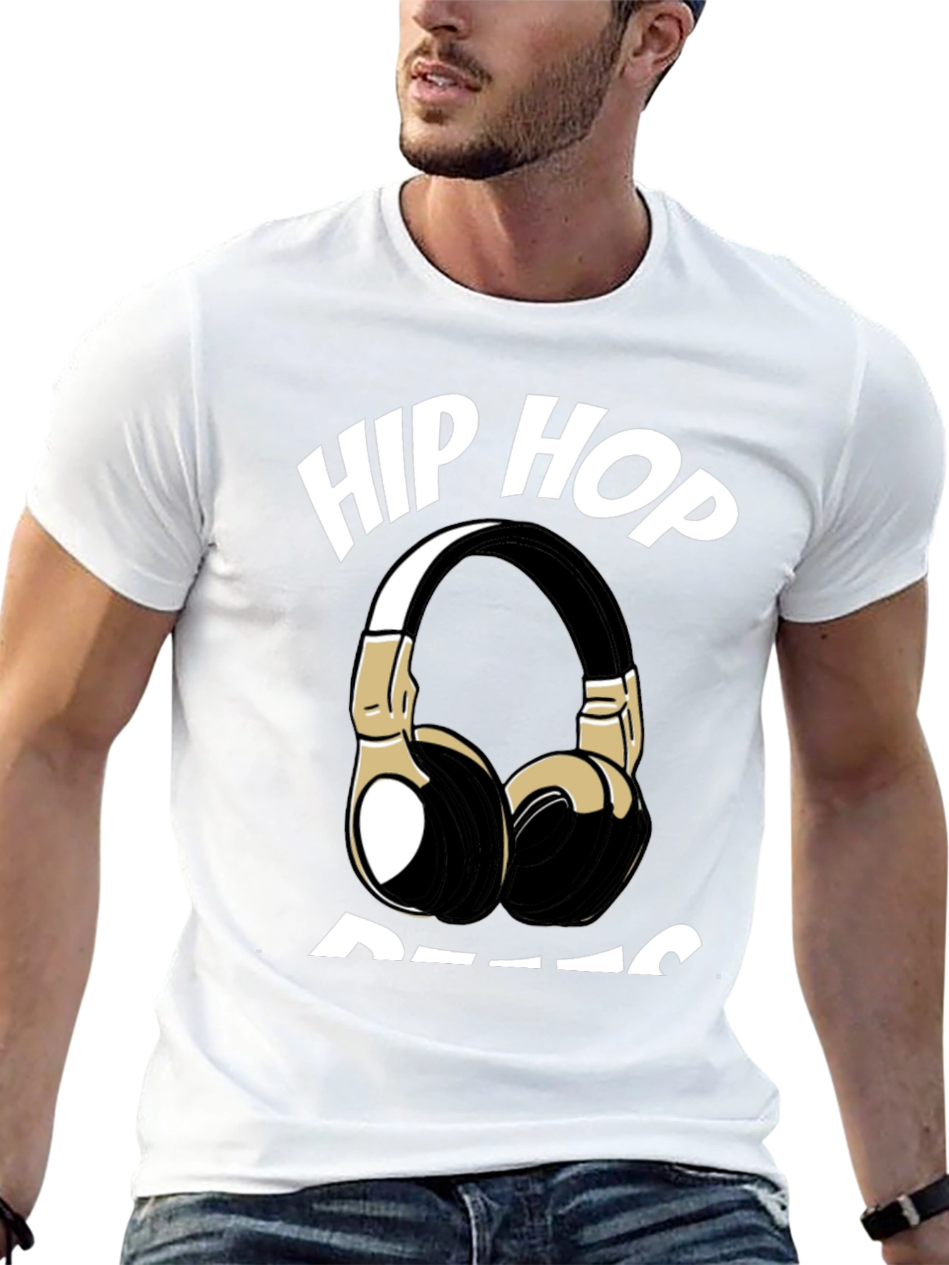 Hip Hop Beats T-Shirt - Black Graphic Tee