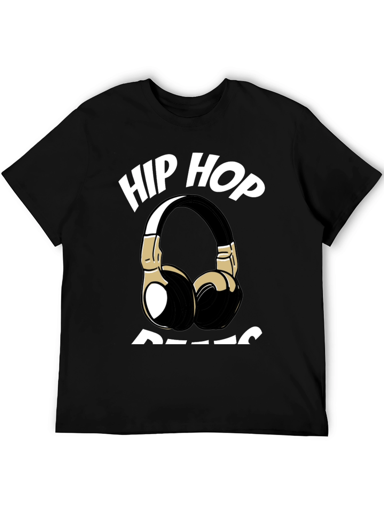 Hip Hop Beats T-Shirt - Black Graphic Tee