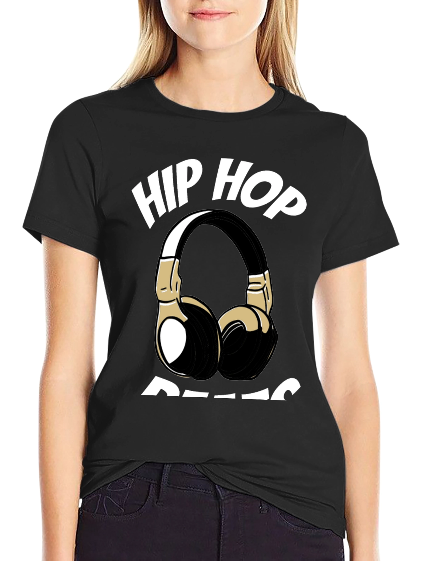 Hip Hop Beats T-Shirt - Black Graphic Tee