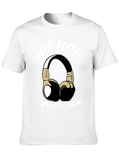 Hip Hop Beats T-Shirt - Black Graphic Tee