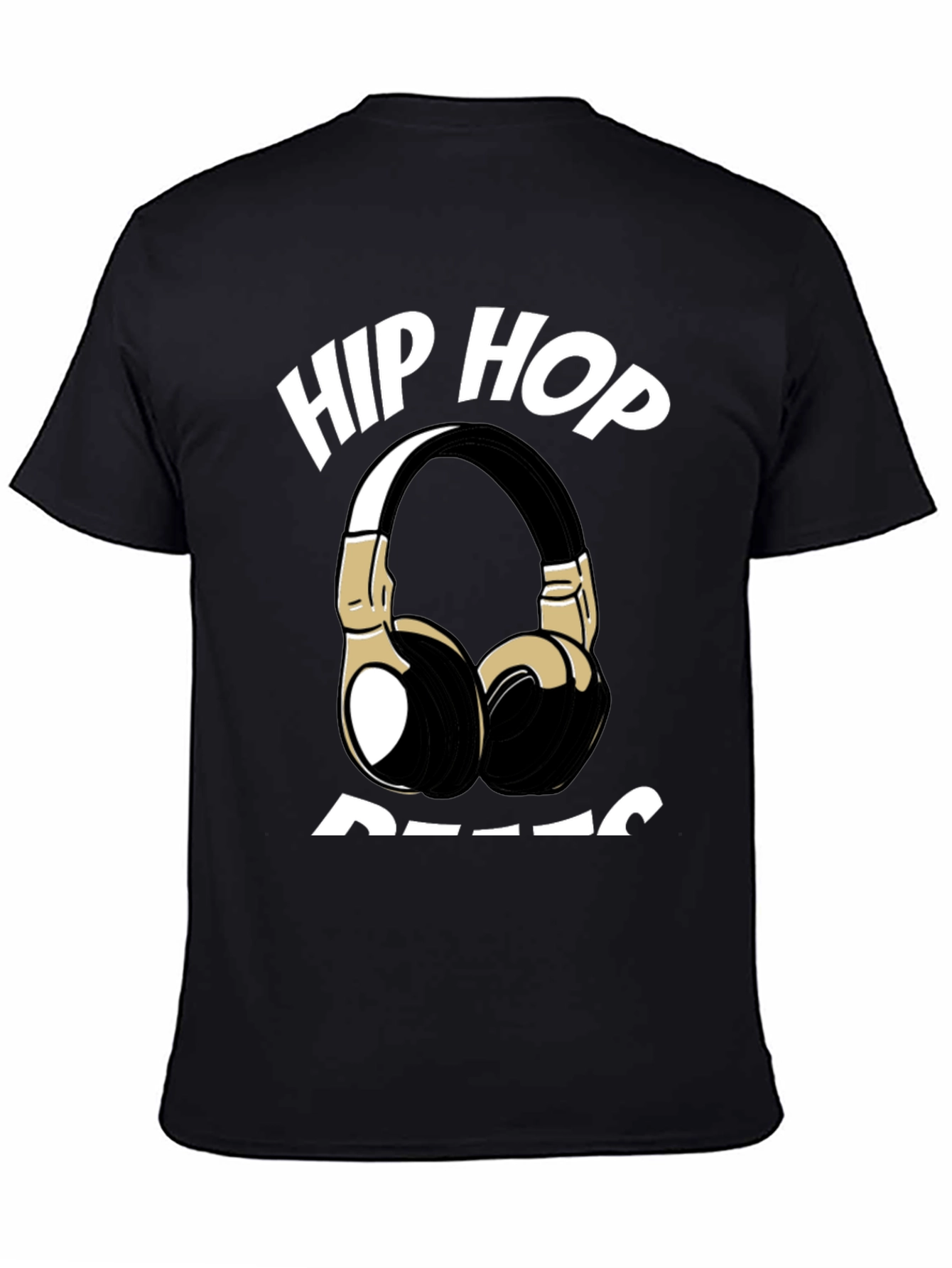 Hip Hop Beats T-Shirt - Black Graphic Tee