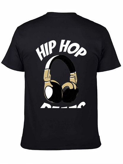 Hip Hop Beats T-Shirt - Black Graphic Tee