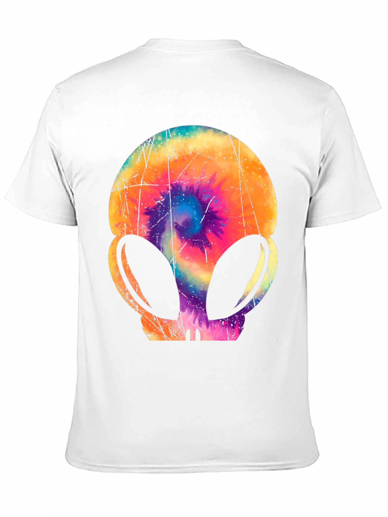 Retro Alien Tie-Dye Graphic Tee