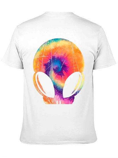 Retro Alien Tie-Dye Graphic Tee