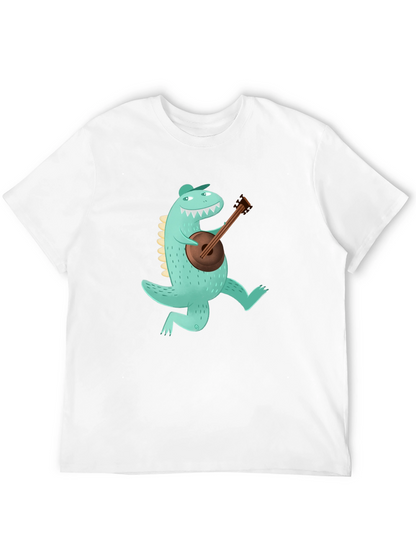 Dino Banjo Black T-Shirt