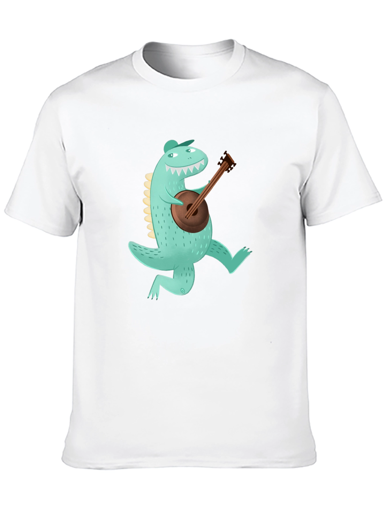 Dino Banjo Black T-Shirt