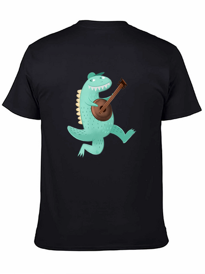 Dino Banjo Black T-Shirt