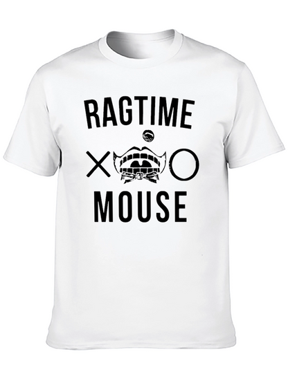 Ragtime Mouse Graphic T-Shirt Black Mens