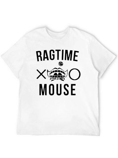 Ragtime Mouse Graphic T-Shirt Black Mens