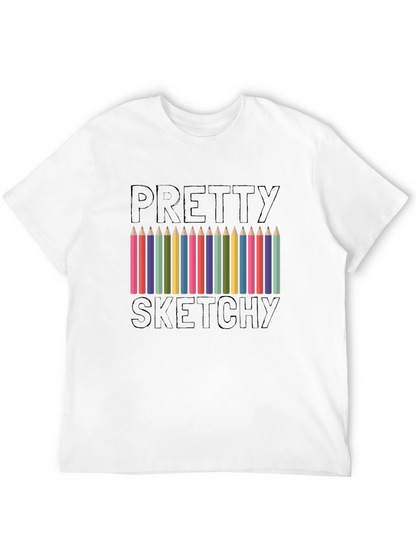 Pretty Sketchy Graphic T-Shirt - Artists Tee