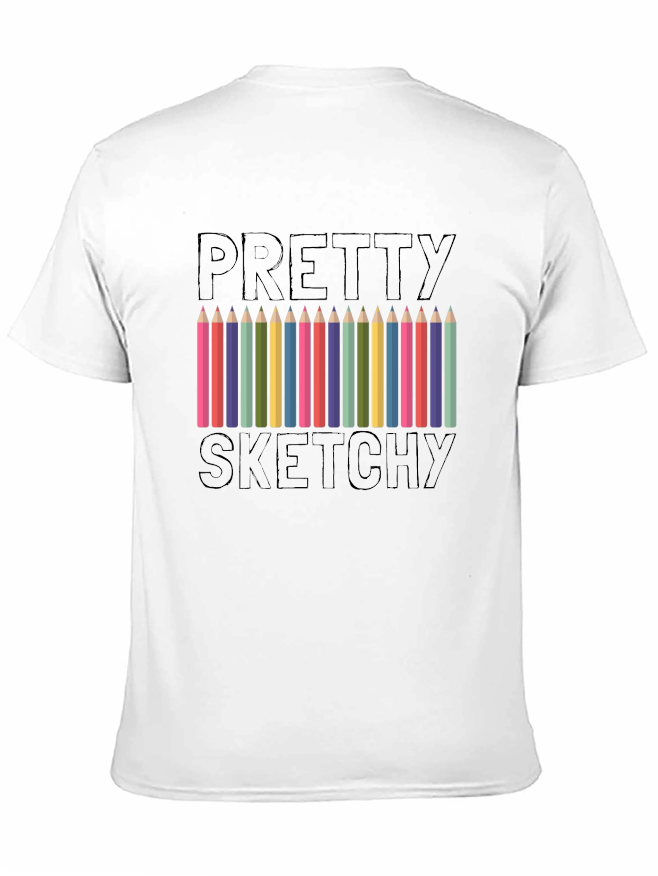 Pretty Sketchy Graphic T-Shirt - Artists Tee