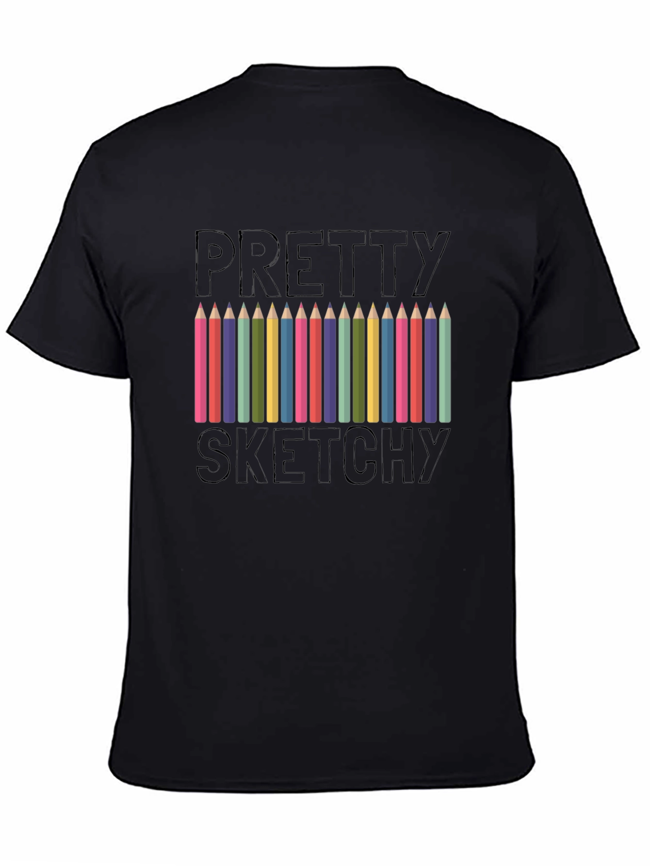 Pretty Sketchy Graphic T-Shirt - Artists Tee