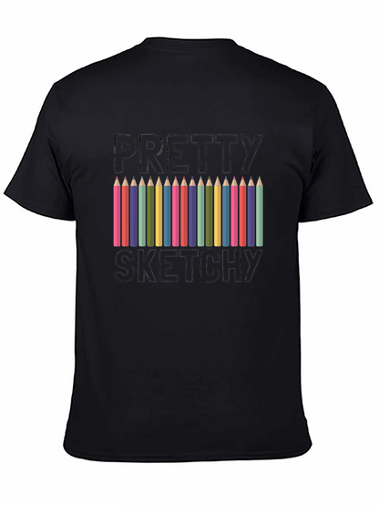 Pretty Sketchy Graphic T-Shirt - Artists Tee