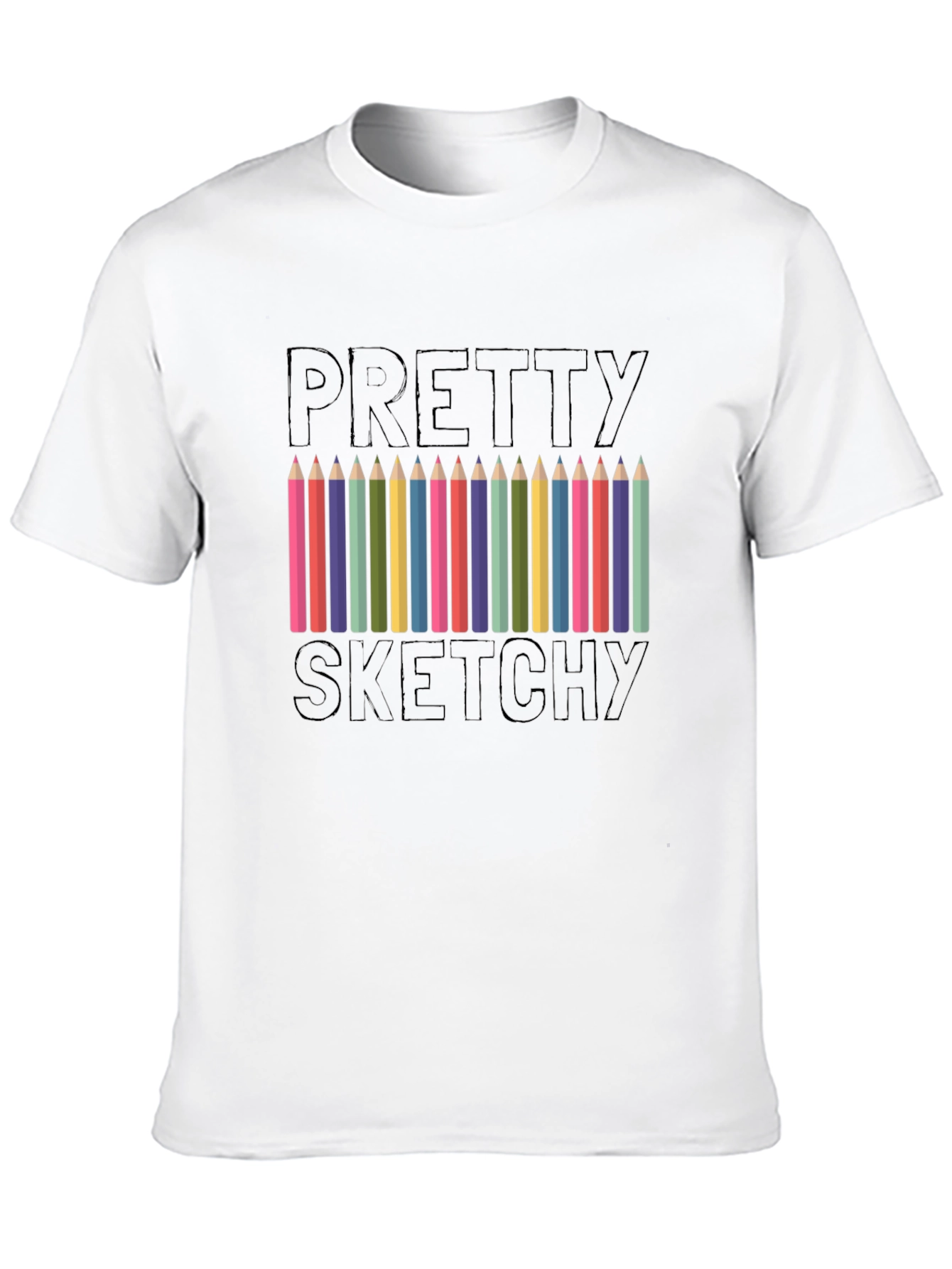 Pretty Sketchy Graphic T-Shirt - Artists Tee