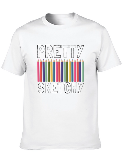 Pretty Sketchy Graphic T-Shirt - Artists Tee